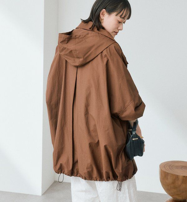  「【花粉ガード・撥水加工・UVカット機能】ドルマンフーディライトコート」|その他|