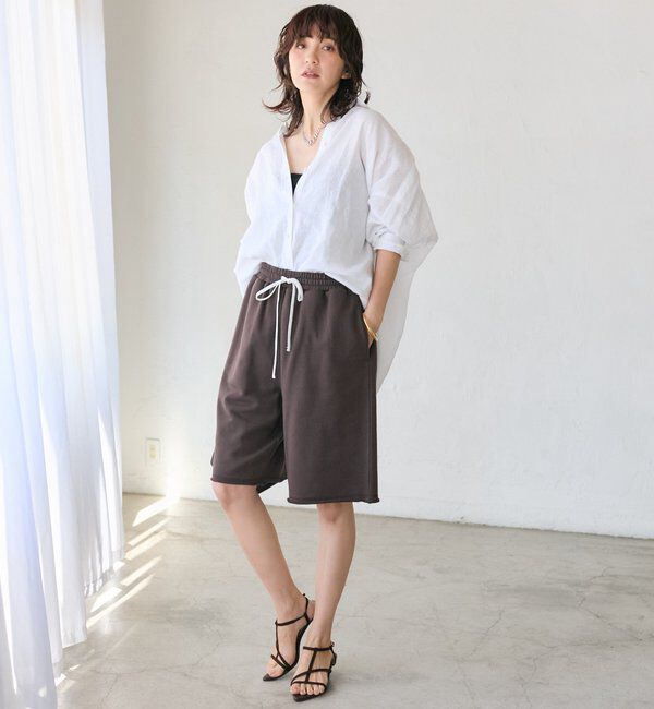  「予約【名品/サイズ展開あり】リネンワイドシャツ」|シャツ・ブラウス|