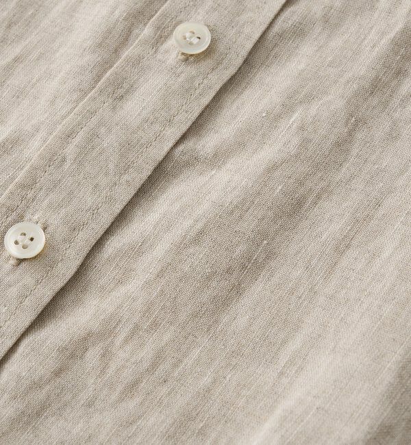  「予約【名品/サイズ展開あり】リネンワイドシャツ」|シャツ・ブラウス|