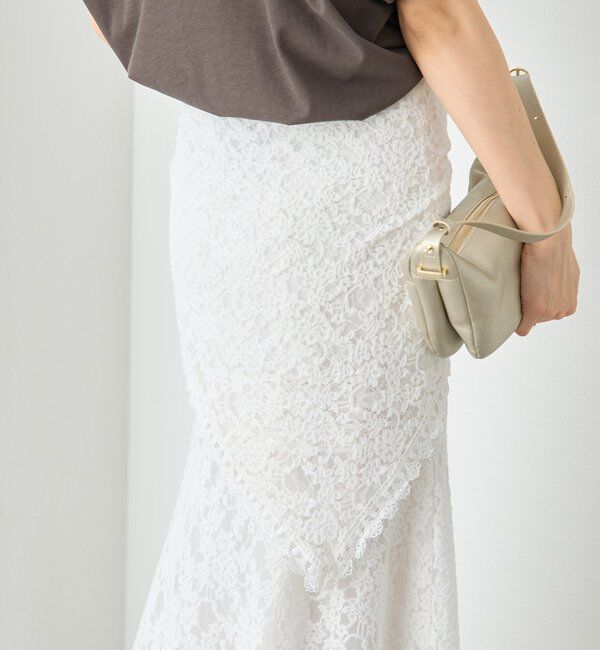  「予約【トレンド感抜群！】レースサンカクストール」|ストール|