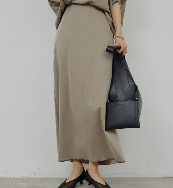  「【セットアップ対応】【イージーケア】キュプラジャージースカート」|スカート|