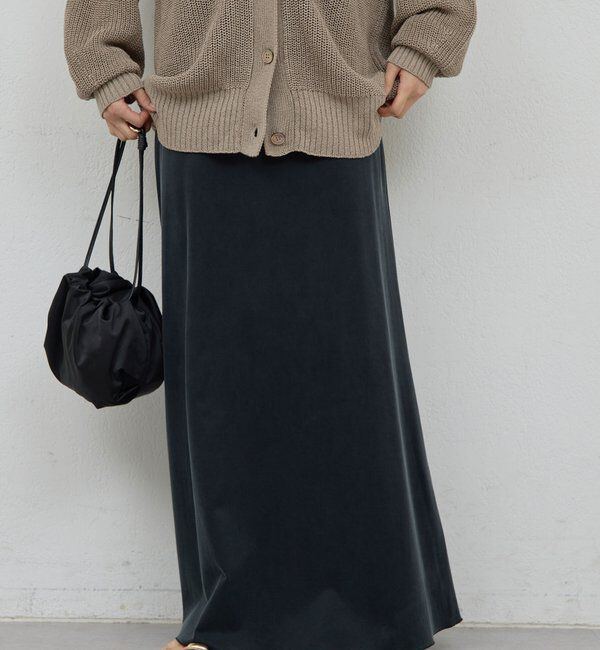  「【セットアップ対応】【イージーケア】キュプラジャージースカート」|スカート|