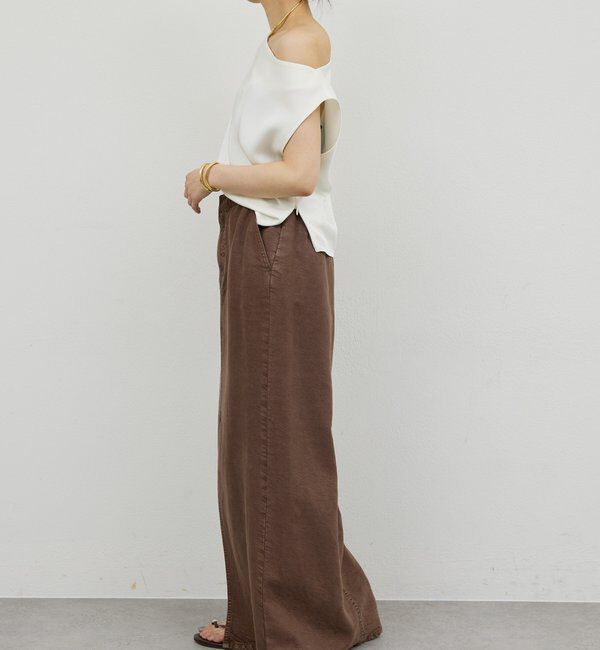  「サテンワンショルダーブラウス」|シャツ・ブラウス|