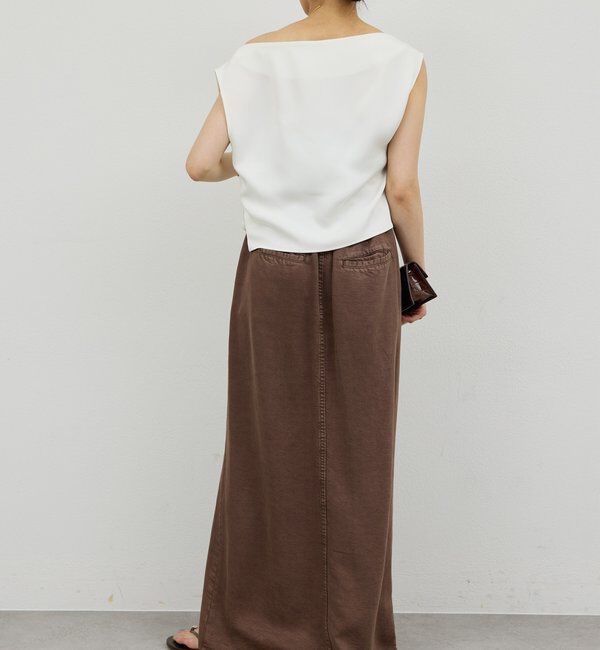  「サテンワンショルダーブラウス」|シャツ・ブラウス|