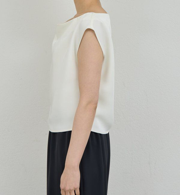  「サテンワンショルダーブラウス」|シャツ・ブラウス|