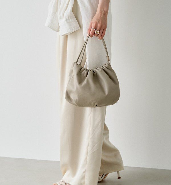  「レザー巾着4WAYショルダーバッグ」|ショルダー・メッセンジャー|