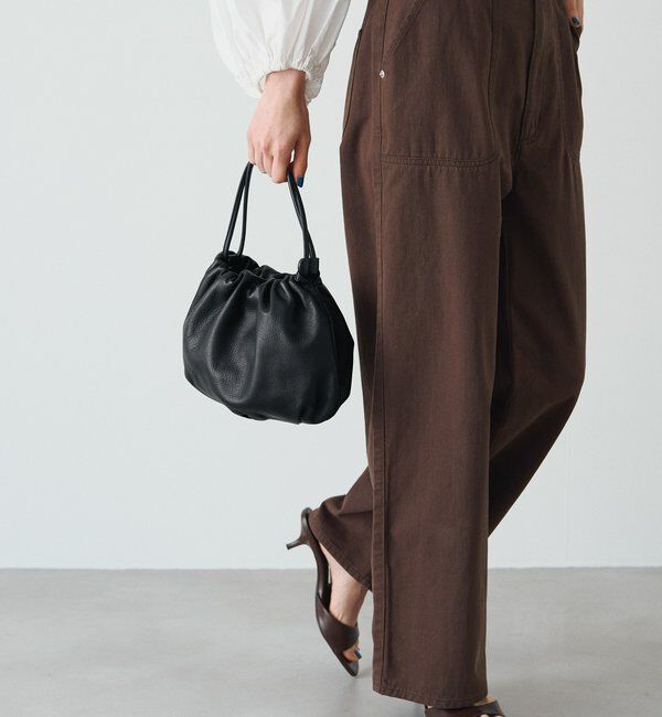  「レザー巾着4WAYショルダーバッグ」|ショルダー・メッセンジャー|