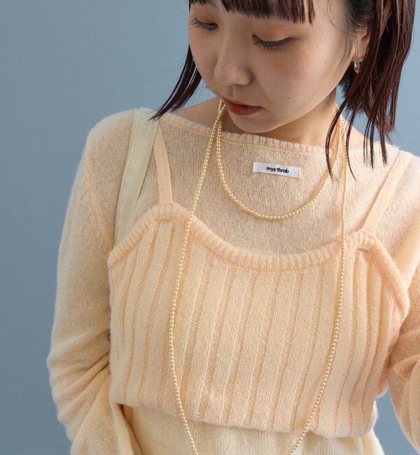  「シアーニットビスチェSET」|ニット・セーター|