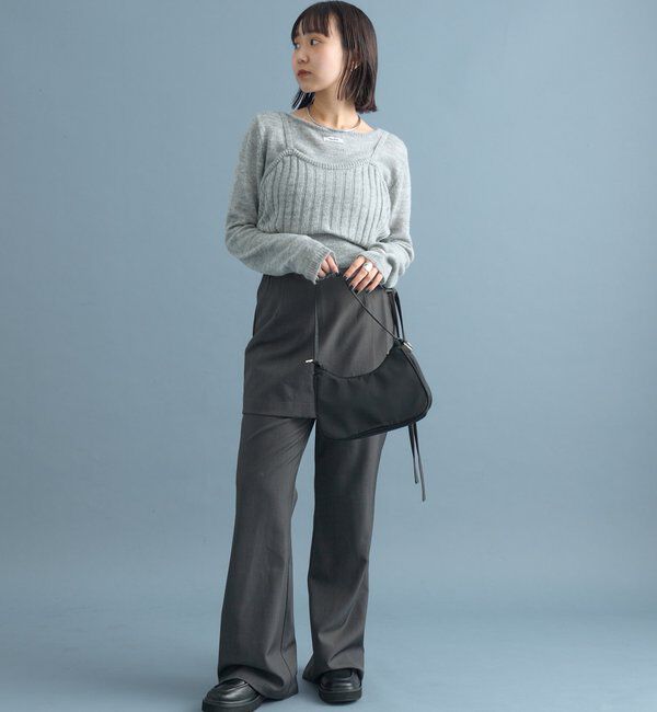  「シアーニットビスチェSET」|ニット・セーター|