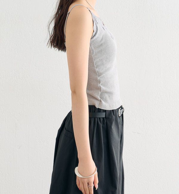  「パット付きVレースキャミソール」|キャミソール|