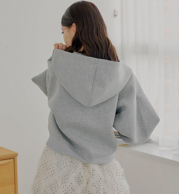  「【セットアップ対応】Wジップボリュームスリーブフードパーカー」|パーカー|