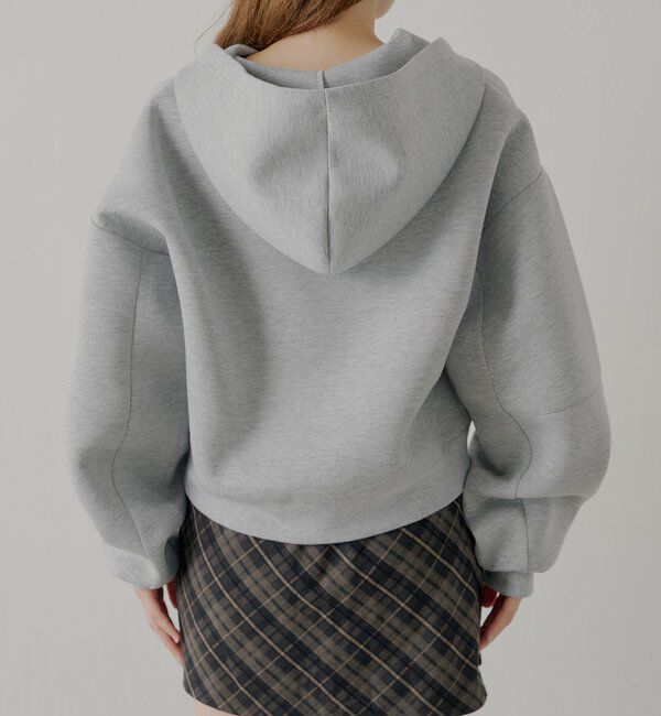  「【セットアップ対応】Wジップボリュームスリーブフードパーカー」|パーカー|