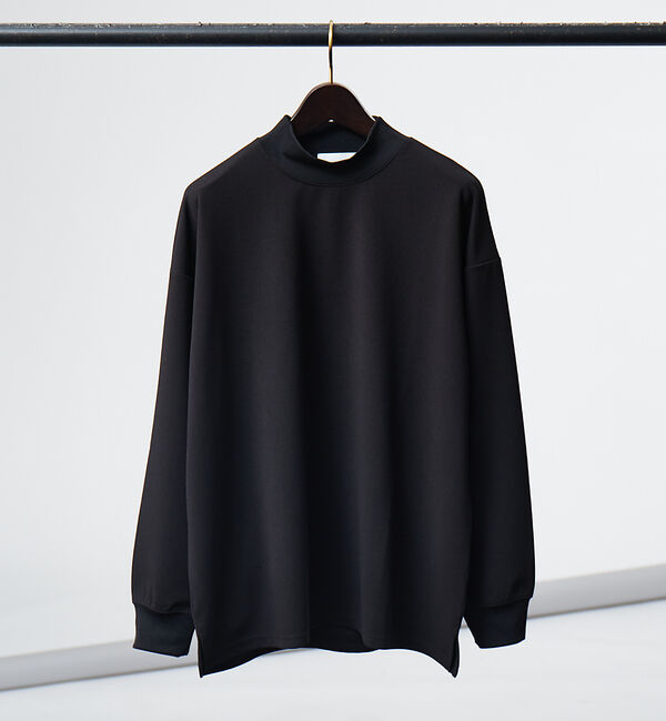 ABAHOUSE「【AH ABAHOUSE】ジョーゼット モックネック カットソー / 長袖Tシャ」|Tシャツ・カットソー|