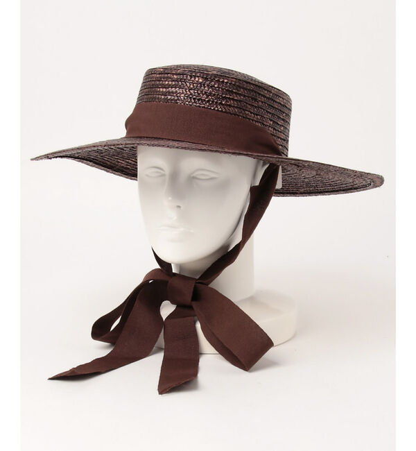 Rouge vif「【Benelli Montacone/ベネリモンタコーネ】テープハット」|その他|ダークブラウン