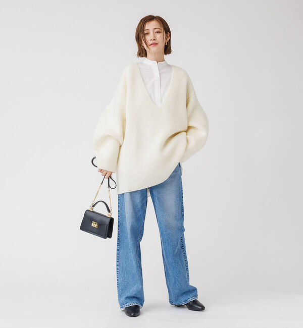 Rouge vif「畦ニット チュニック」|ニット・セーター|