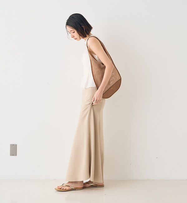 Rouge vif「【一部店舗限定】シアーミックスペプラムブラウス」|シャツ・ブラウス|