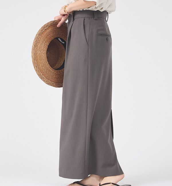 Rouge vif「【セットアップ対応】リネン混タイトスカート」|スカート|