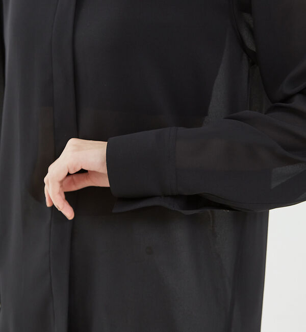 The Store by C' 「【COCUCA】シアーチュニックシャツ」|シャツ・ブラウス|