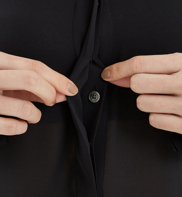 The Store by C' 「【COCUCA】シアーチュニックシャツ」|シャツ・ブラウス|