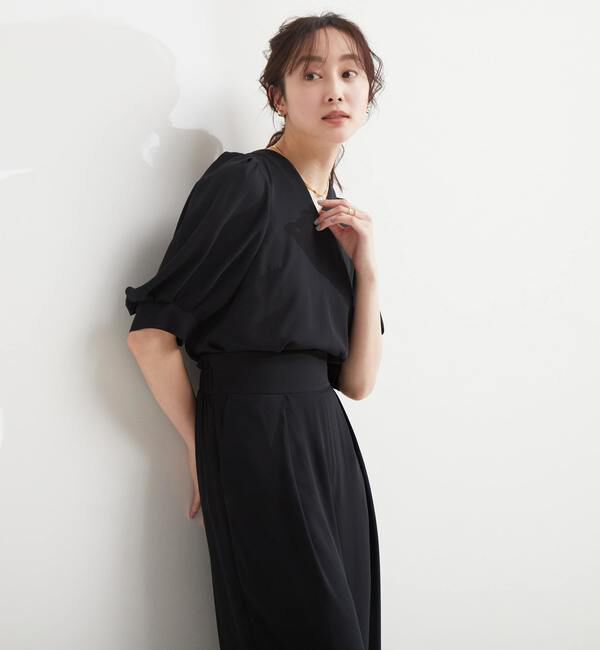 TIARA「Vネックブラウス」|シャツ・ブラウス|