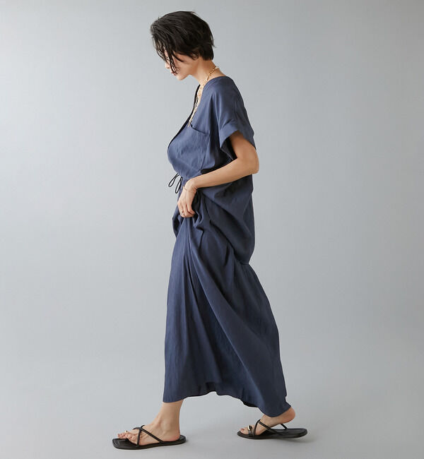 Liesse「フレンチスリーブギャザーブラウス」|シャツ・ブラウス|