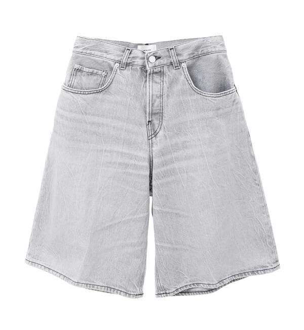 A_「【HAIKURE/ハイクル】BECKY バミューダパンツ」|デニム|グレー系その他