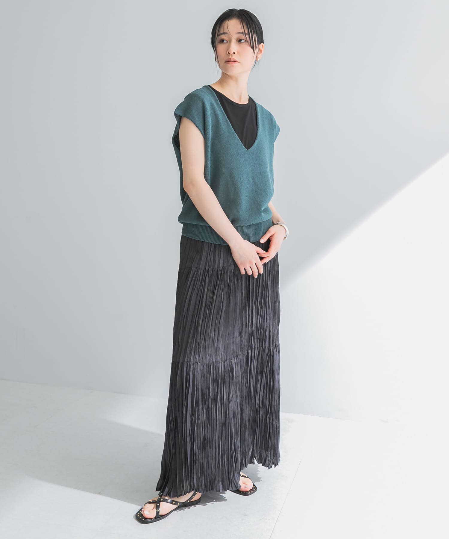 URBAN RESEARCH「CORSO ROMA, 9　STUDS SANDAL」|サンダル|