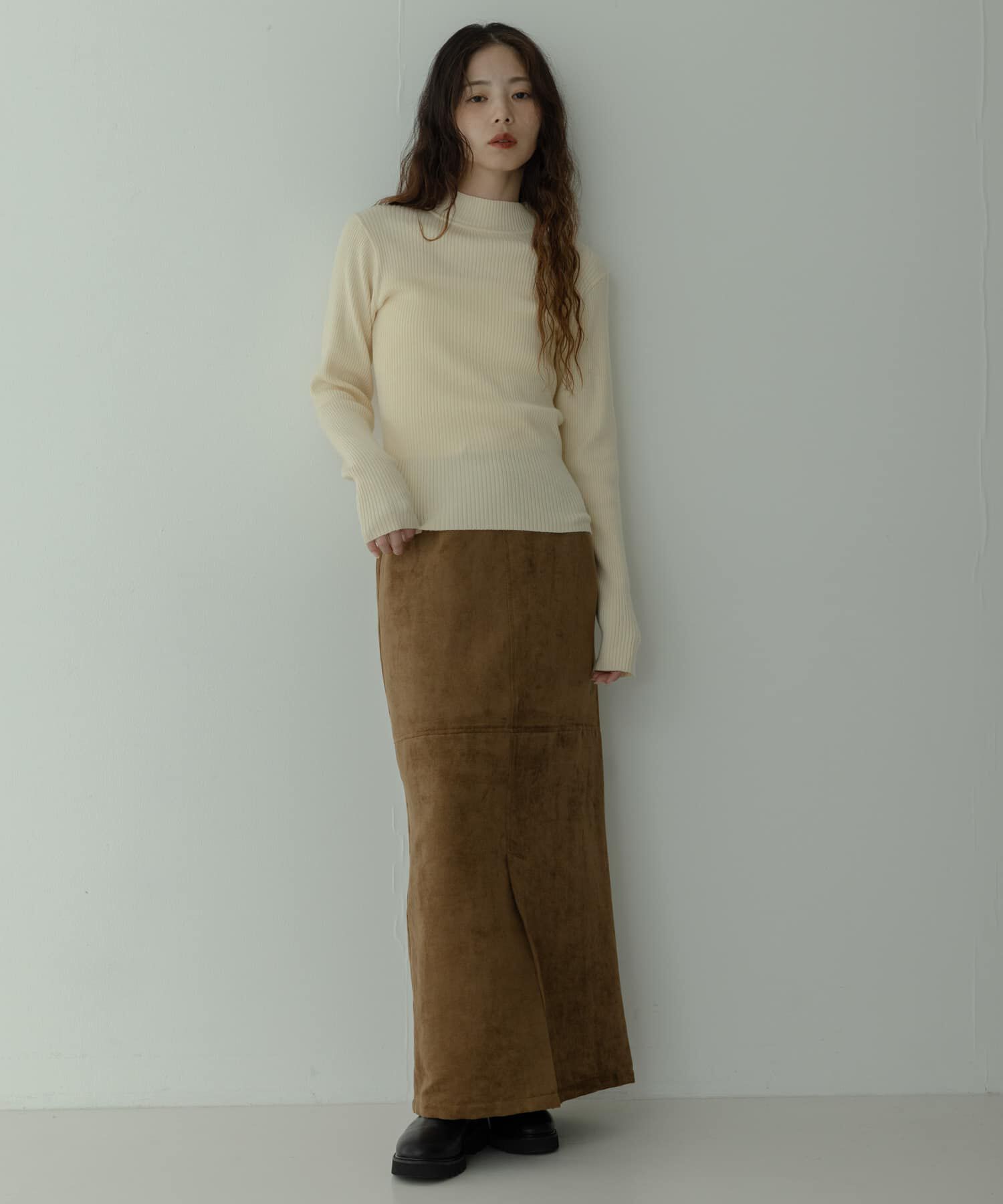 Sonny Label 「ウォッシャブルリブハイネックニットプルオーバー」|ニット・セーター|