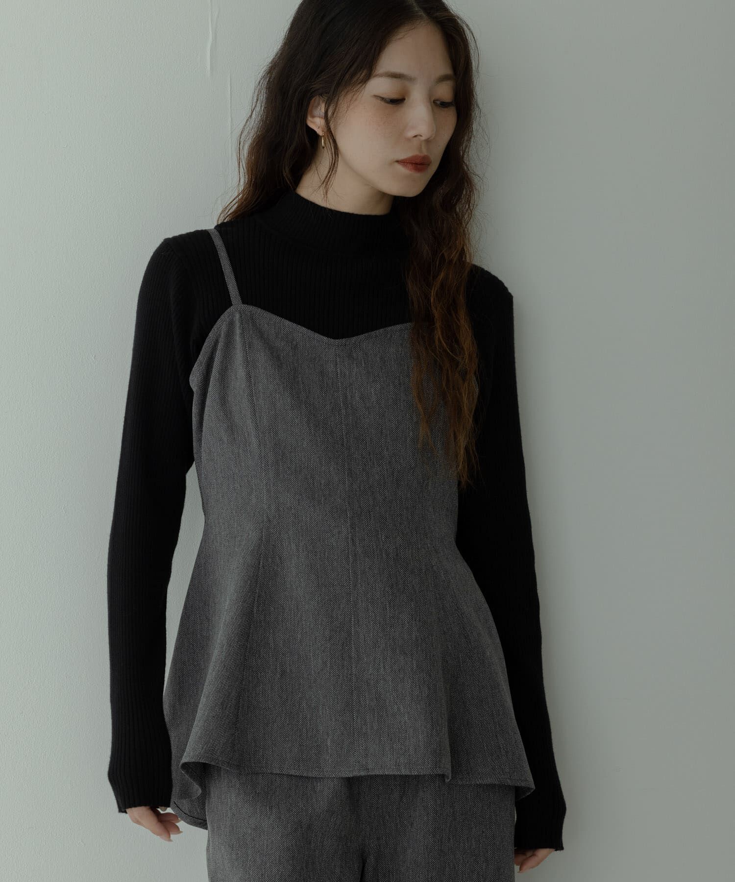 Sonny Label 「ウォッシャブルリブハイネックニットプルオーバー」|ニット・セーター|