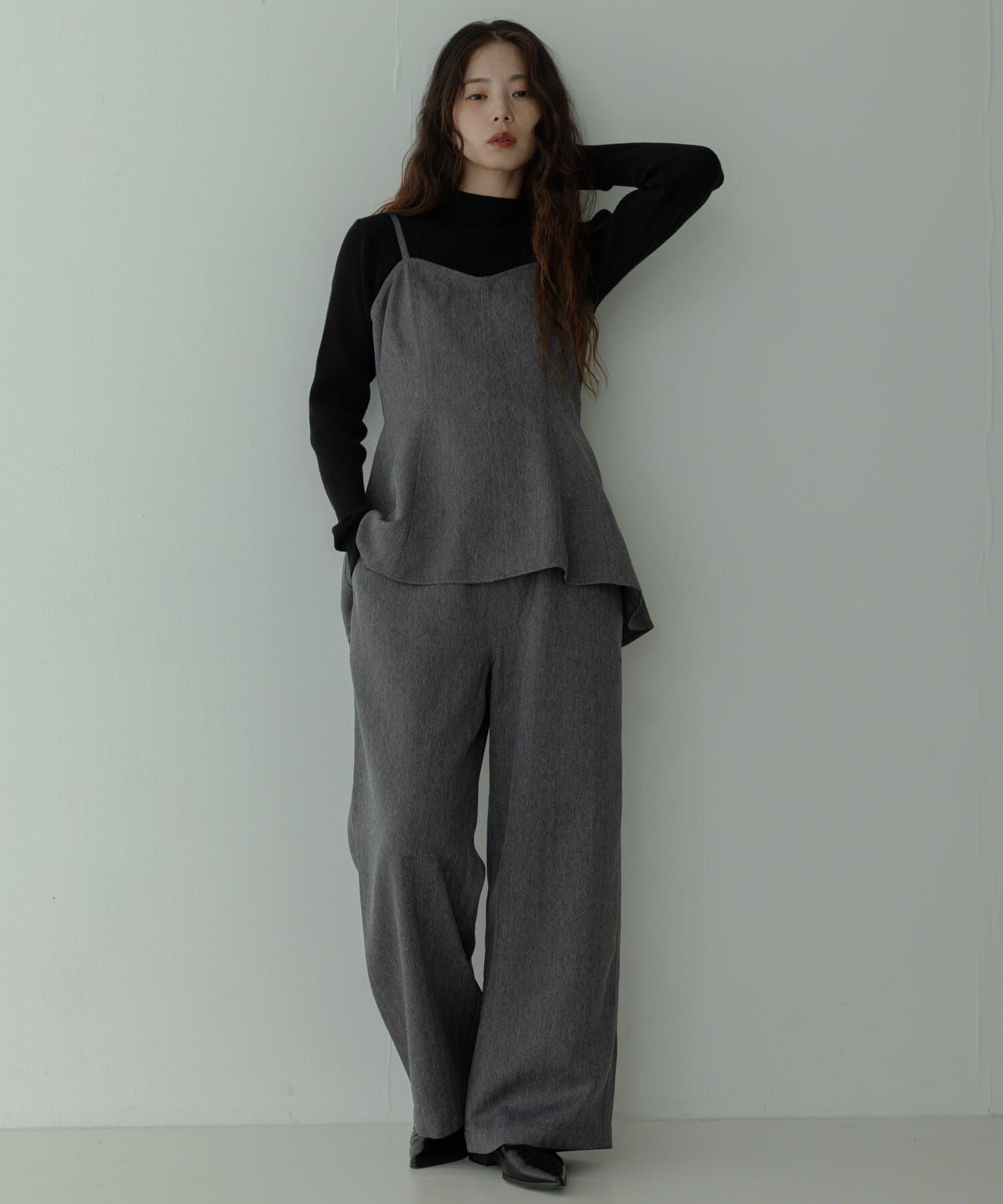 Sonny Label 「ウォッシャブルリブハイネックニットプルオーバー」|ニット・セーター|