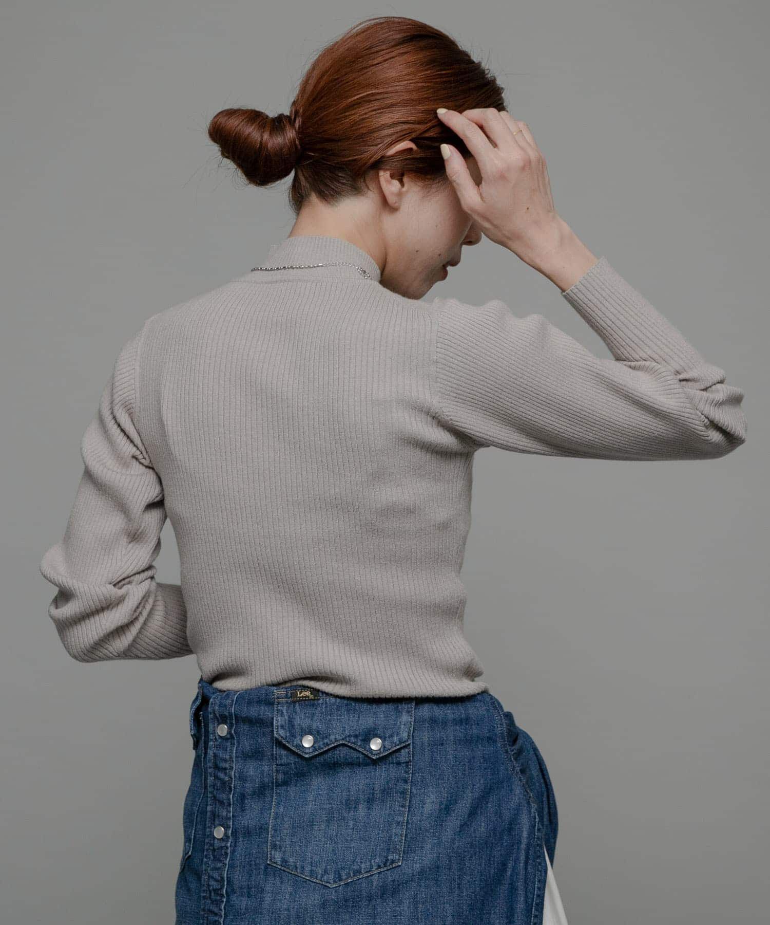 Sonny Label 「ウォッシャブルリブハイネックニットプルオーバー」|ニット・セーター|