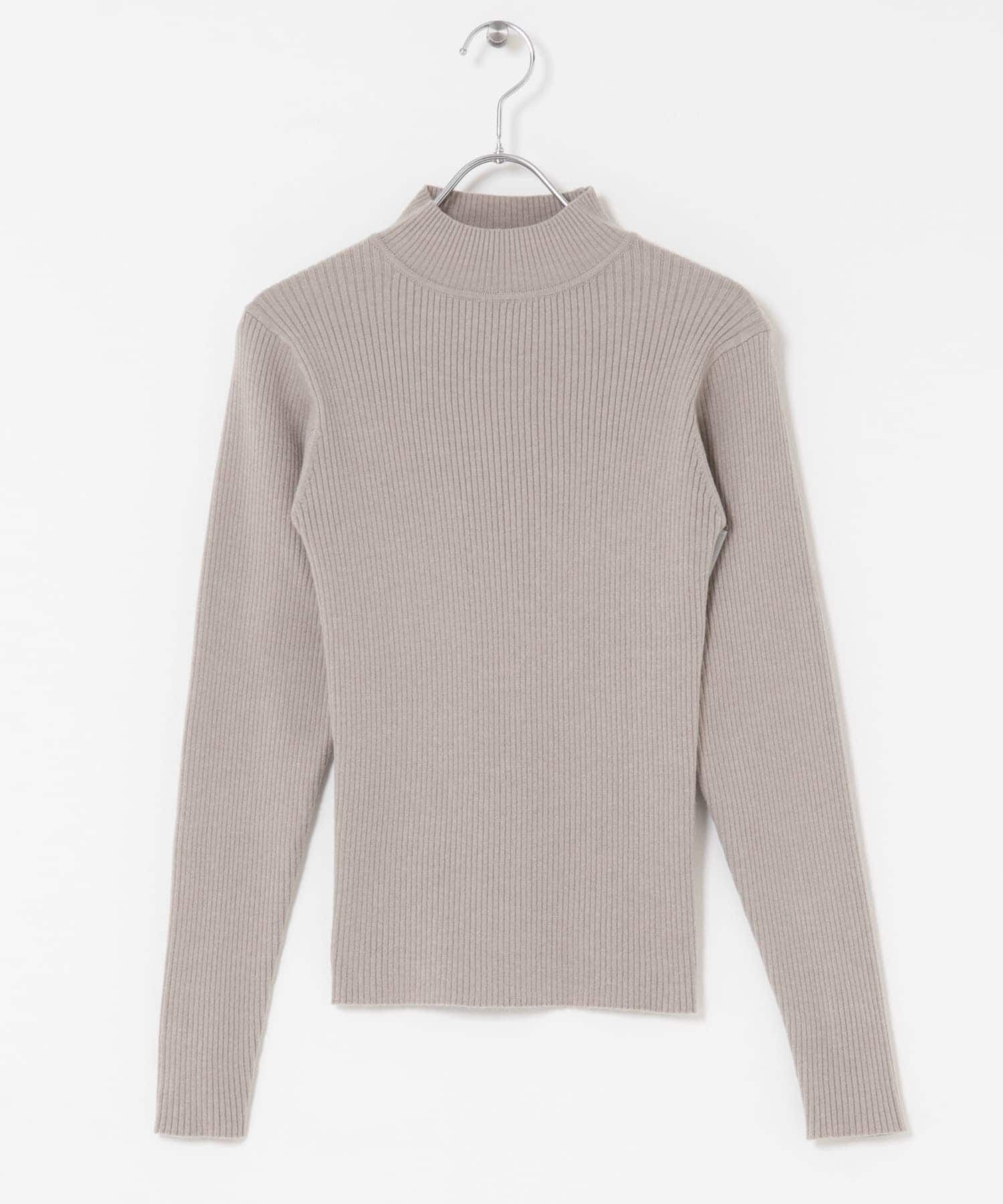 Sonny Label 「ウォッシャブルリブハイネックニットプルオーバー」|ニット・セーター|