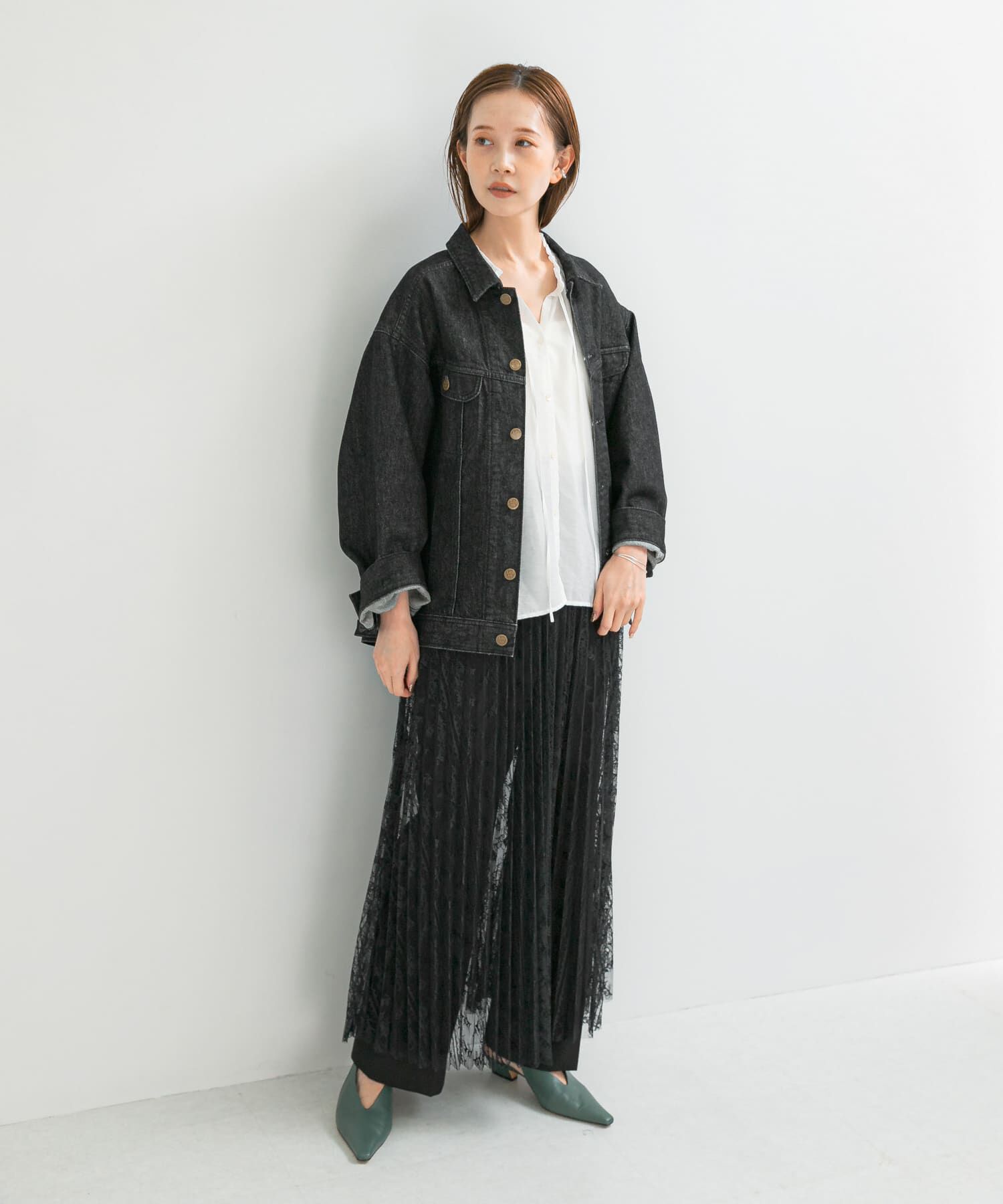 URBAN RESEARCH ROSSO「2WAYレイヤードレーススカート」|スカート|