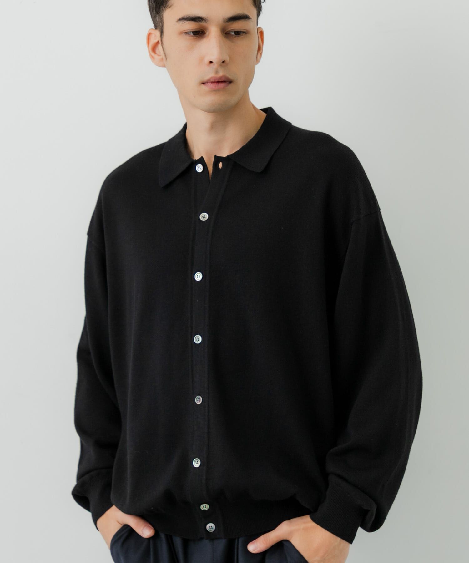 URBAN RESEARCH「『別注』crepuscule&times;URBAN RESEARCH　H-G Knit Shirts」|ニット・セーター|