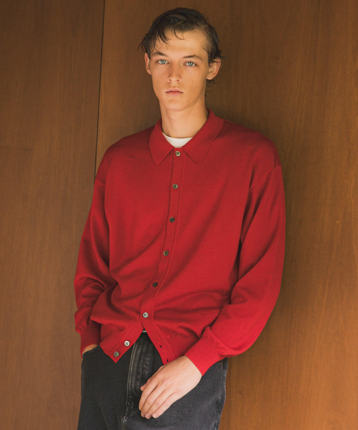 URBAN RESEARCH「『別注』crepuscule&times;URBAN RESEARCH　H-G Knit Shirts」|ニット・セーター|