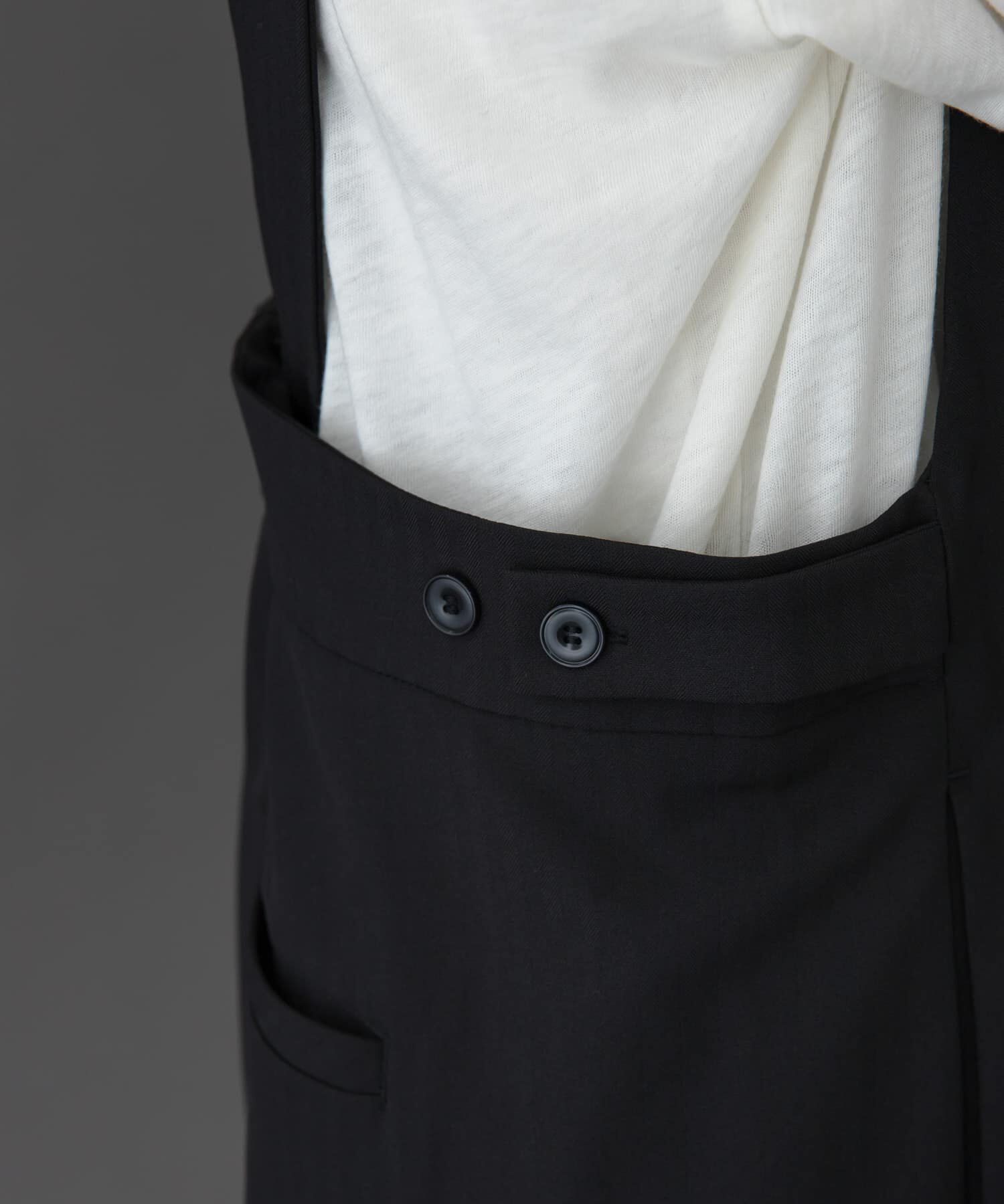 URBAN RESEARCH DOORS「FORK&SPOON　Uネックプラケットオーバーオール」|ワンピース|