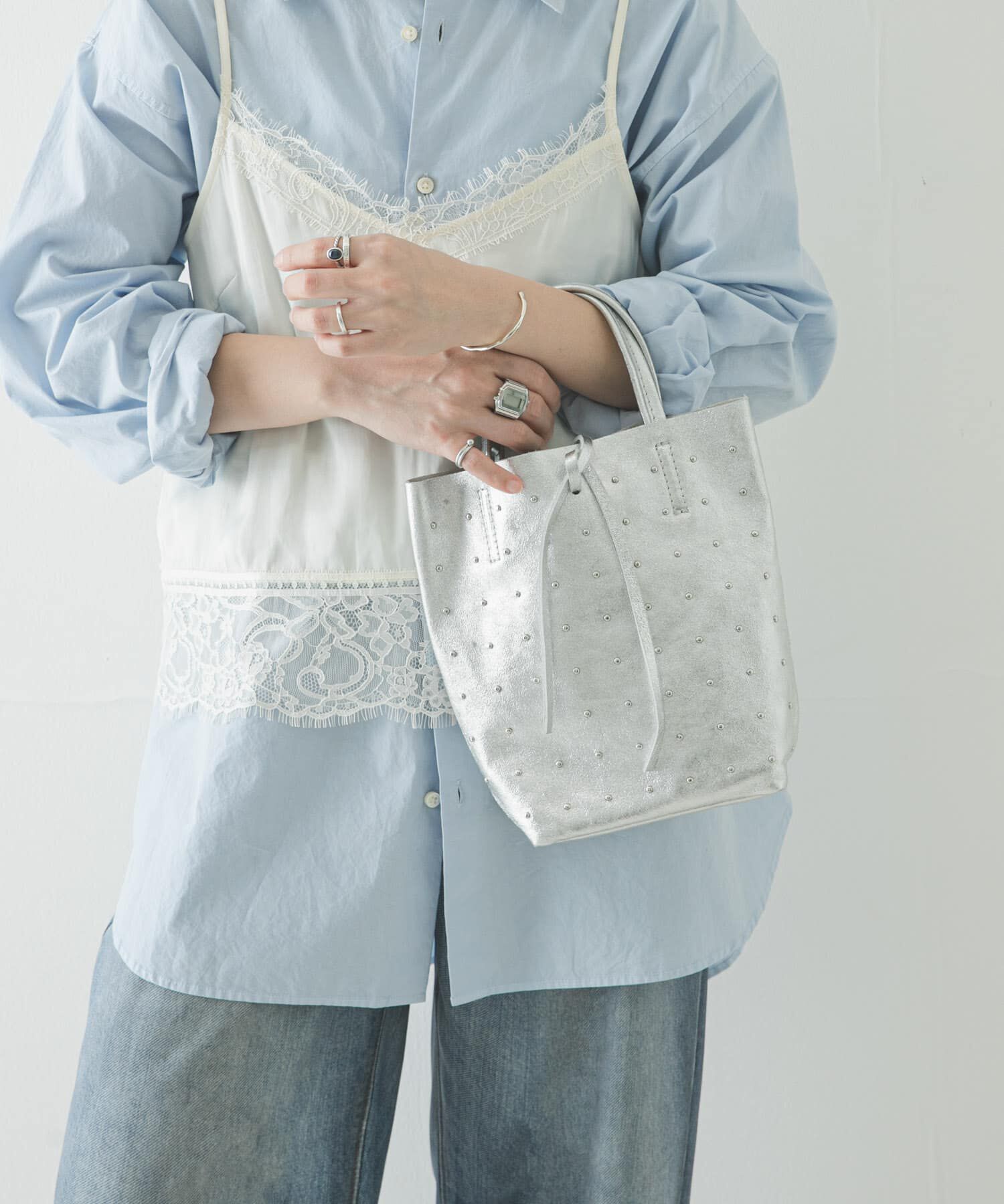 URBAN RESEARCH「スタッズミニトートバッグ」|トートバッグ|