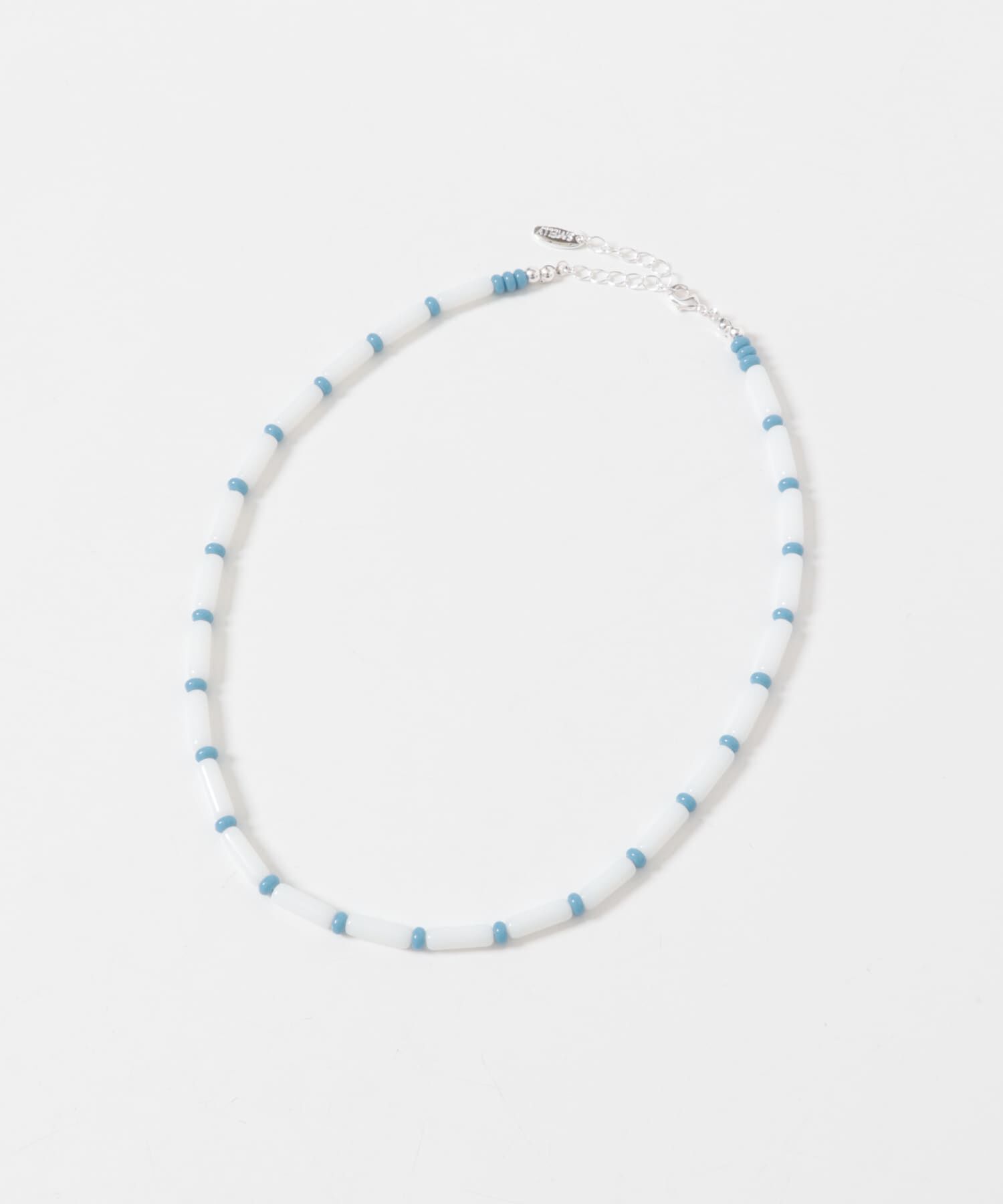 SMELLY「ツートーンビーズネックレス」|ネックレス|