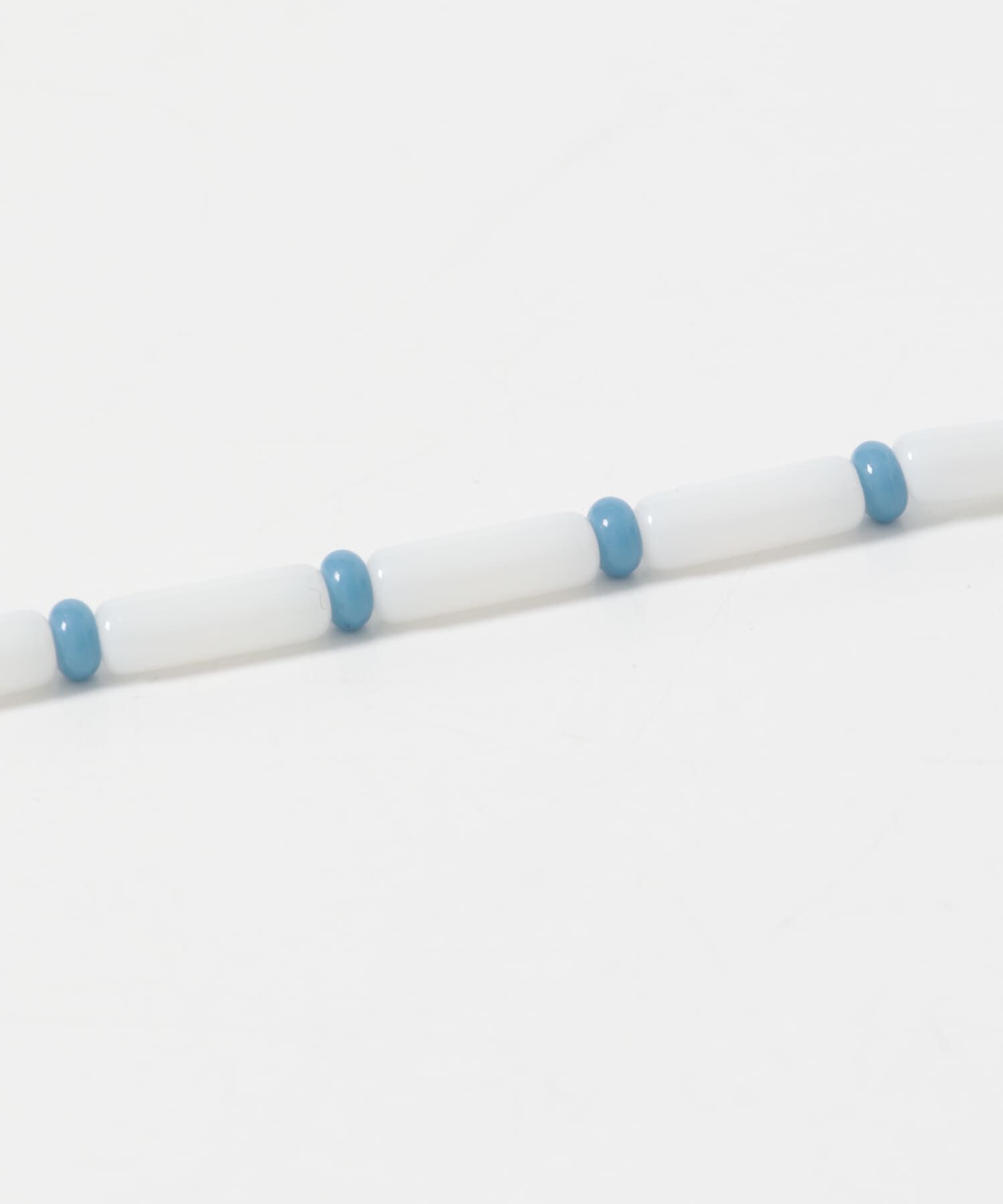 SMELLY「ツートーンビーズネックレス」|ネックレス|