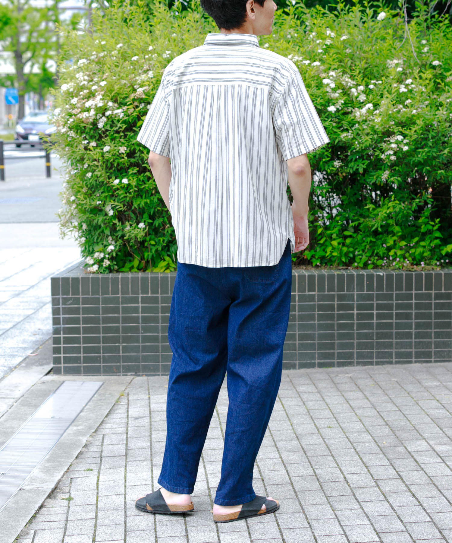 Sonny Label 「接触冷感デニムイージーパンツ」|デニム|