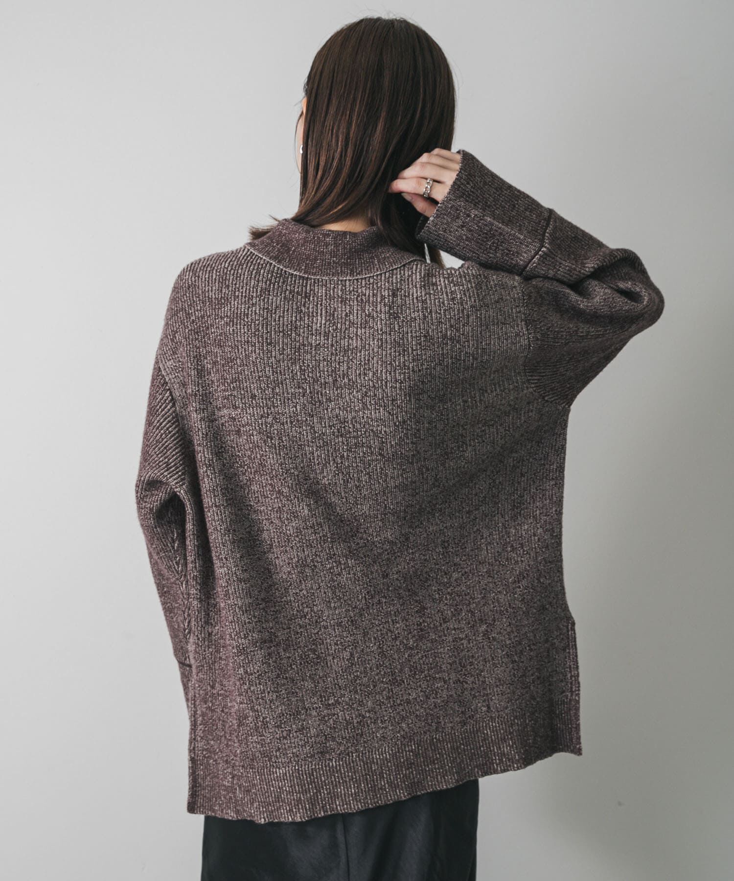 SENSE OF PLACE by URBAN RESEARCH「ルーズフカVネックセーター」|ニット・セーター|