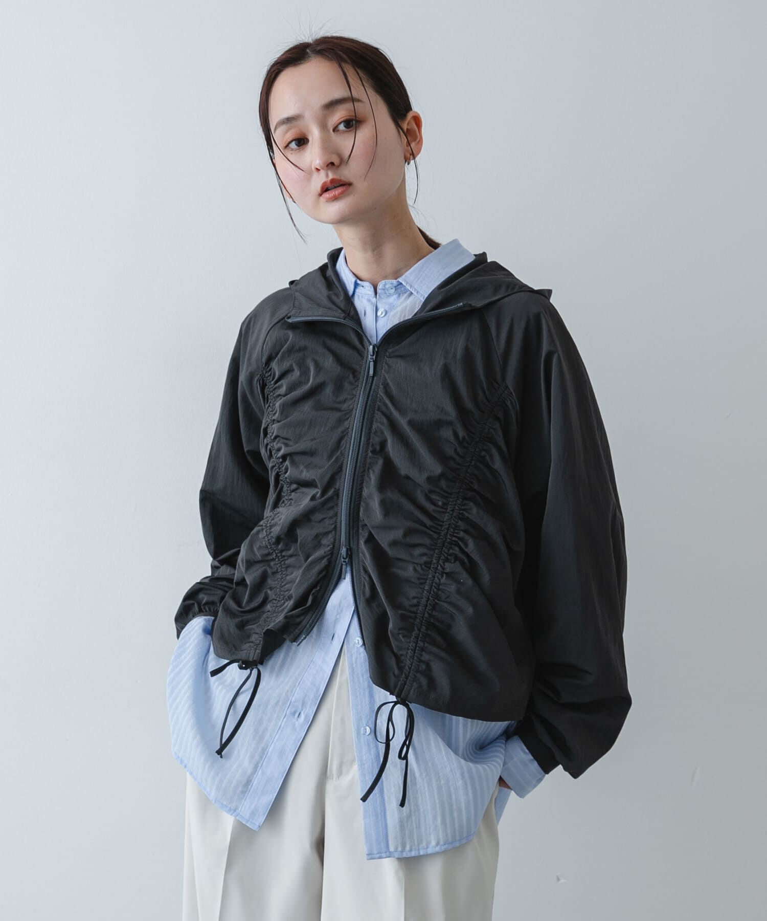 SENSE OF PLACE by URBAN RESEARCH「シャーリングライトブルゾン」|ブルゾン・スタジャン|