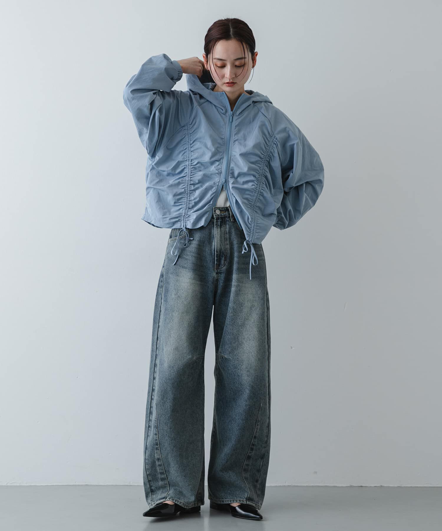 SENSE OF PLACE by URBAN RESEARCH「シャーリングライトブルゾン」|ブルゾン・スタジャン|