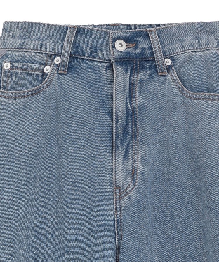 earth music&ecology「サイドチュールデニムパンツ」|デニム|