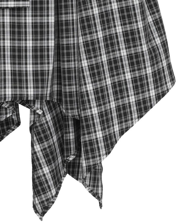 earth music&ecology「イレヘムチェックシャツスカート」|フレア|