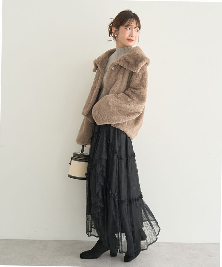 earth music&ecology「ハートプレートリブニットプルオーバー」|ニット・セーター|