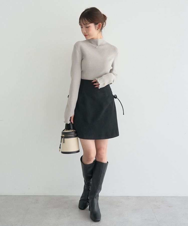 earth music&ecology「ハートプレートリブニットプルオーバー」|ニット・セーター|