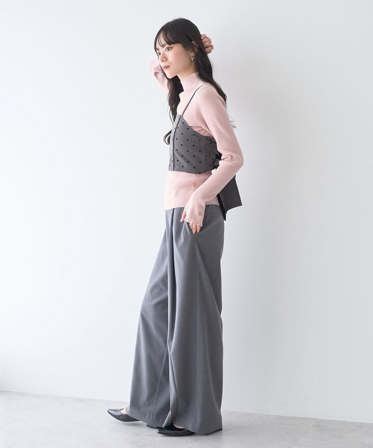 earth music&ecology「ハートプレートリブニットプルオーバー」|ニット・セーター|