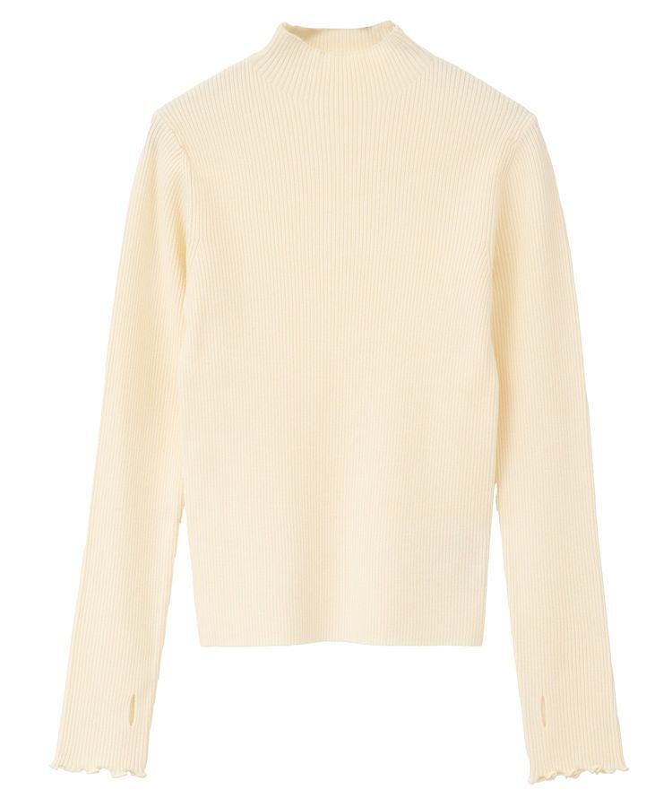 earth music&ecology「ハートプレートリブニットプルオーバー」|ニット・セーター|