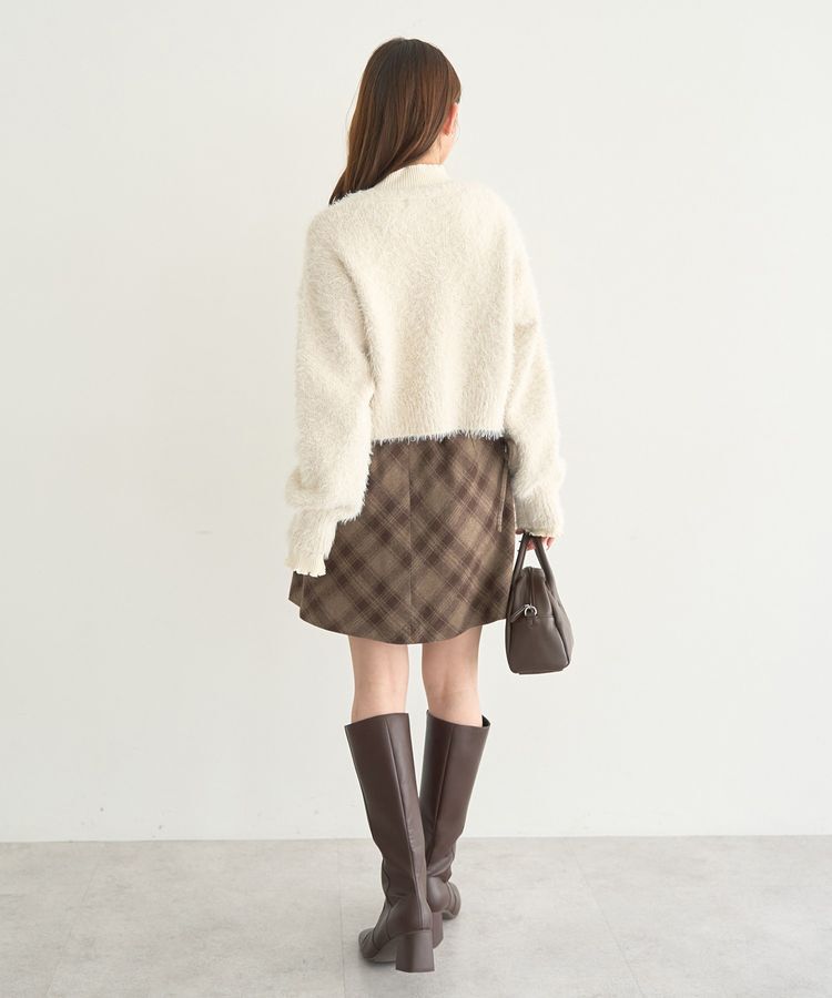 earth music&ecology「ハートプレートリブニットプルオーバー」|ニット・セーター|